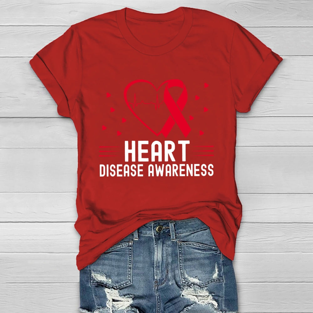 Heart Disease Awareness Healthwear T-shirt