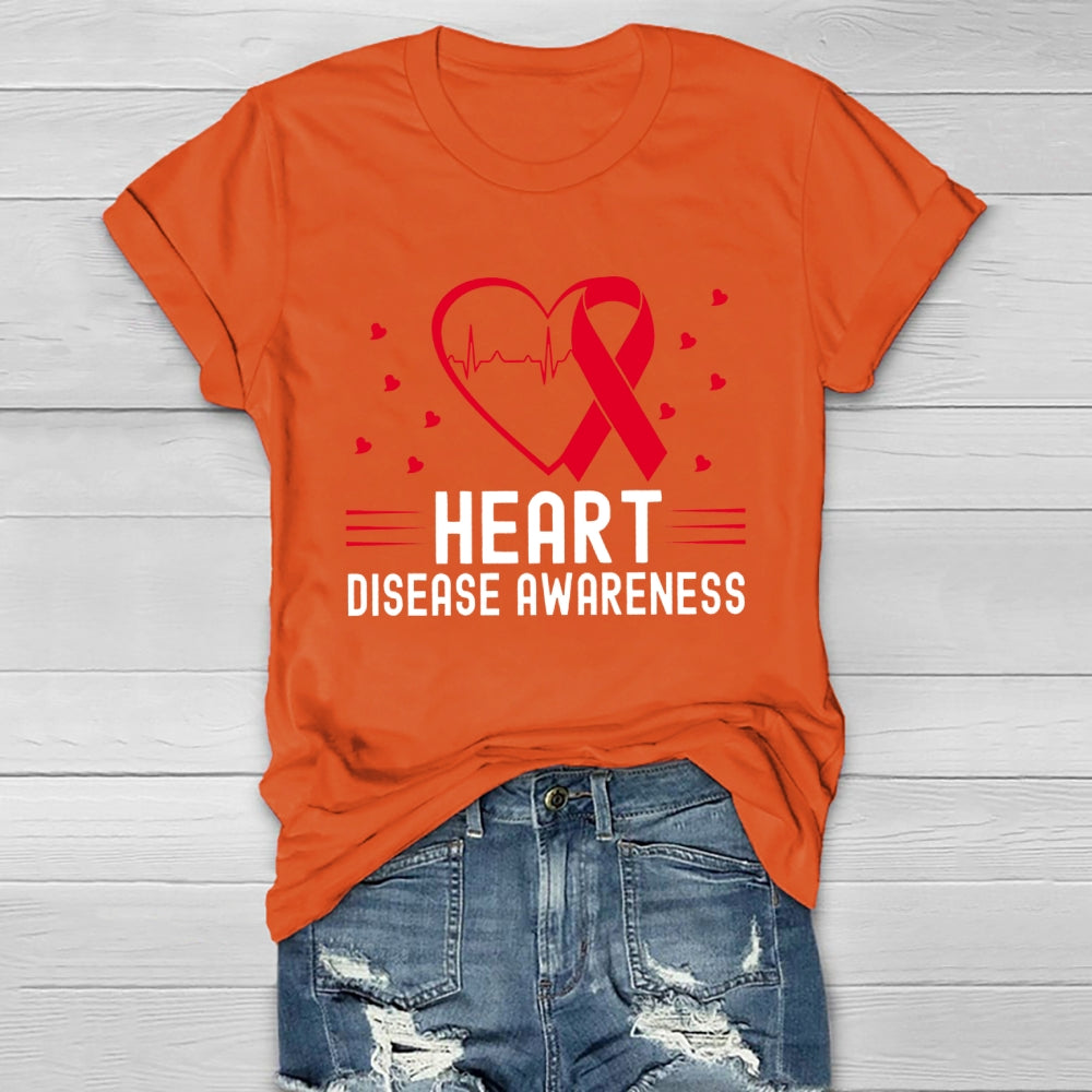 Heart Disease Awareness Healthwear T-shirt