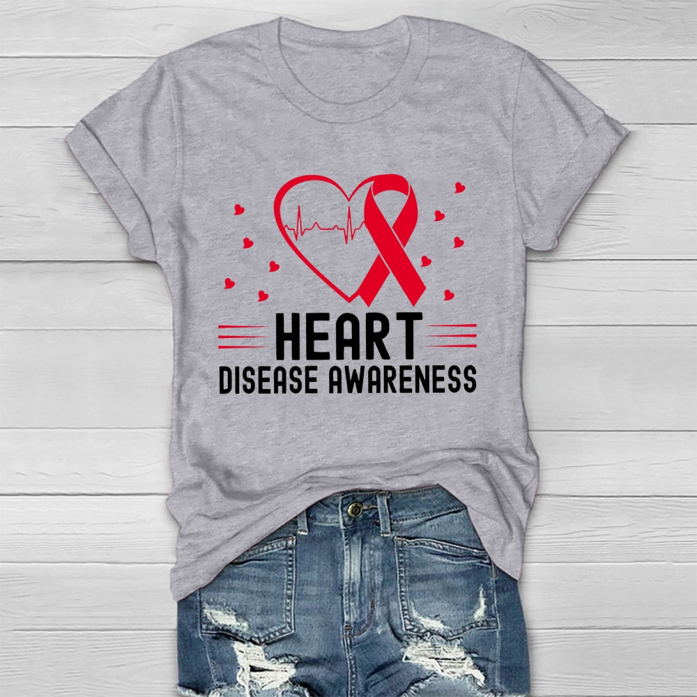 Heart Disease Awareness Healthwear T-shirt