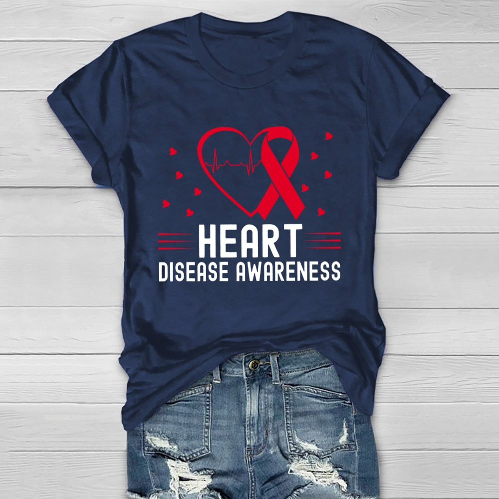 Heart Disease Awareness Healthwear T-shirt