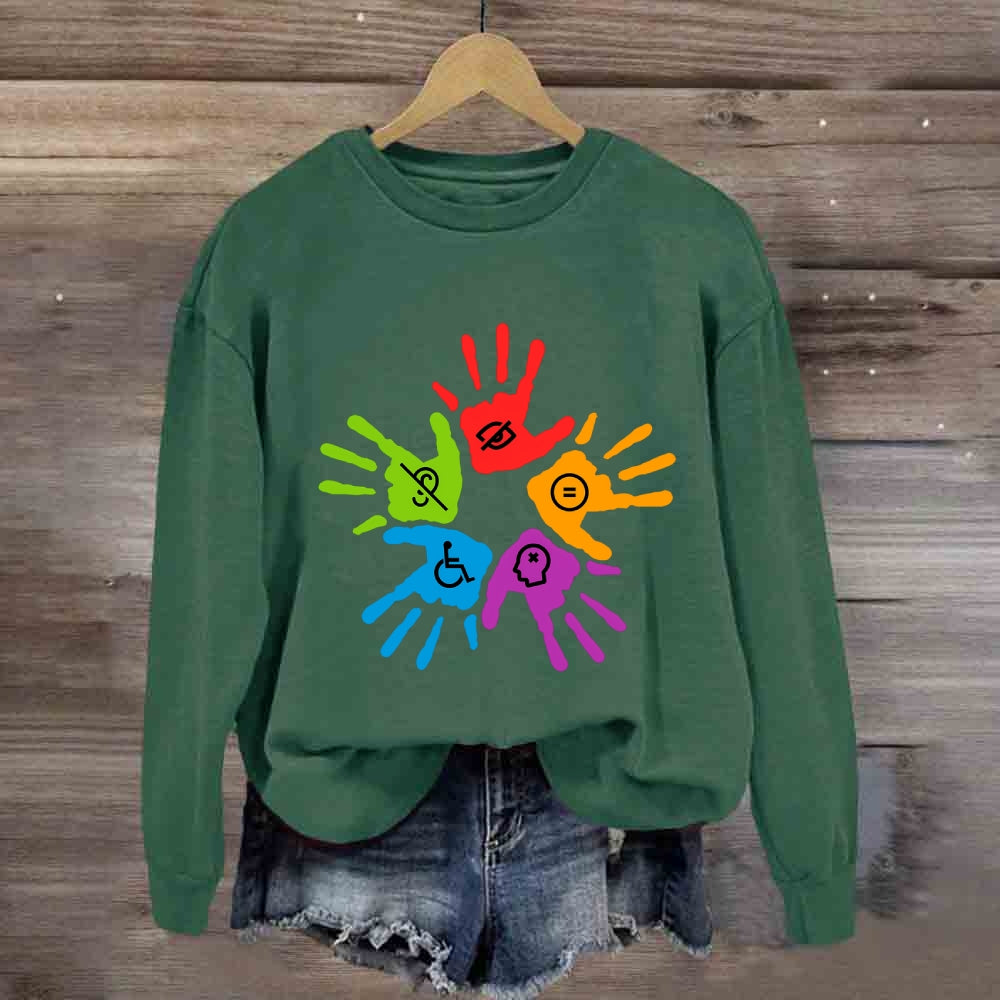 Colorful Hand Sweatshirt