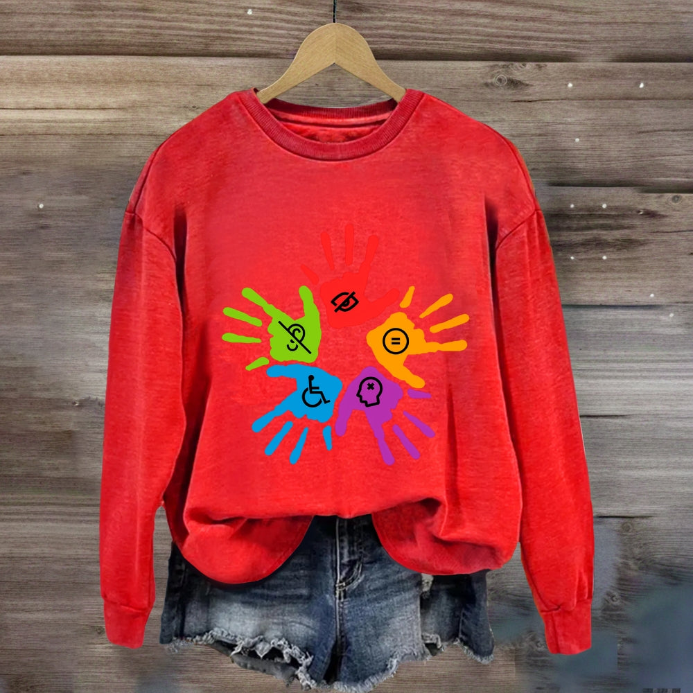 Colorful Hand Sweatshirt