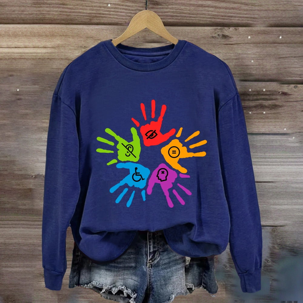 Colorful Hand Sweatshirt