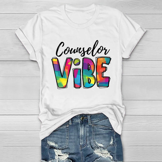 Counselor Vibe Healthwear T-shirt