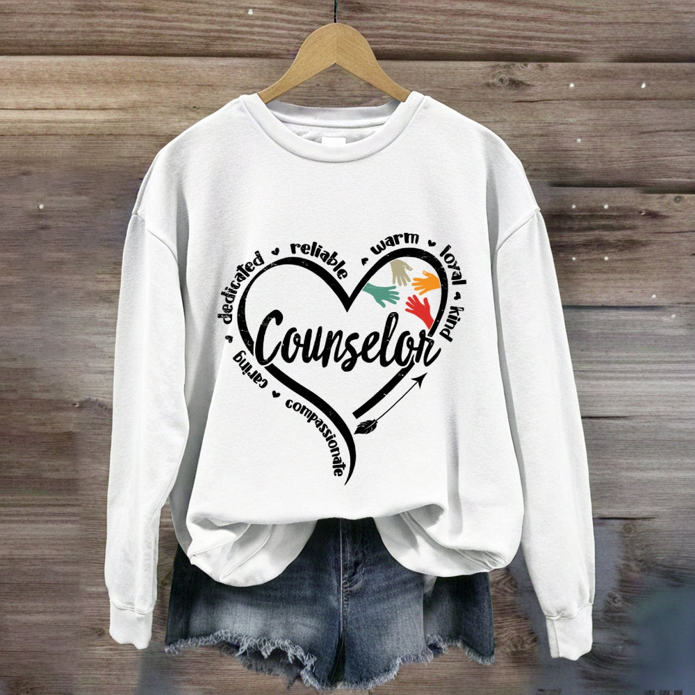 Counselor Warm Loyal Kind Sweatshirt