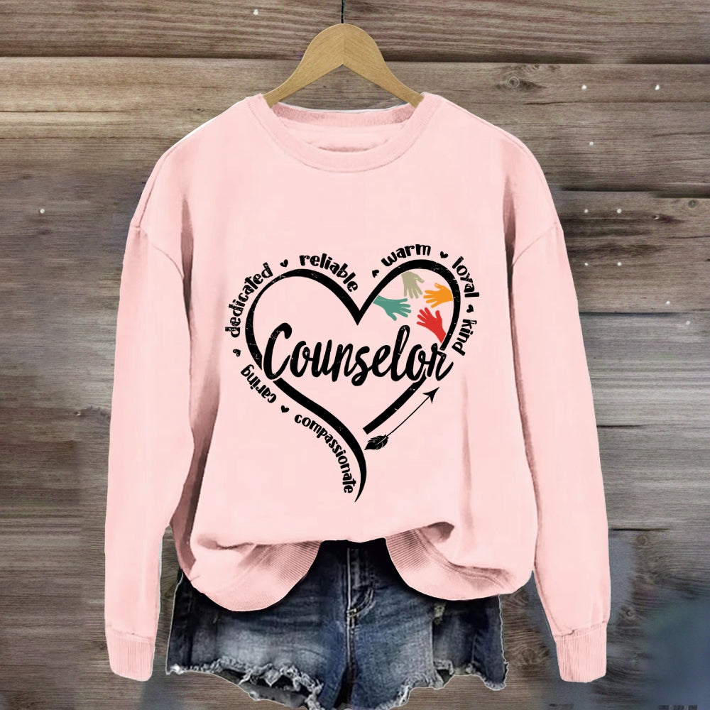 Counselor Warm Loyal Kind Sweatshirt
