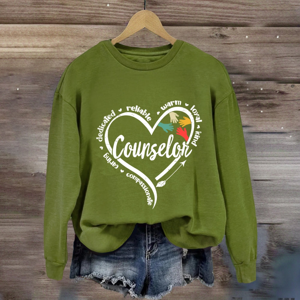 Counselor Warm Loyal Kind Sweatshirt