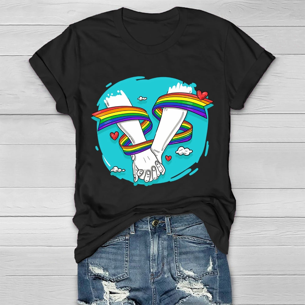 Pride Month Hand In Hand Healthwear T-shirt
