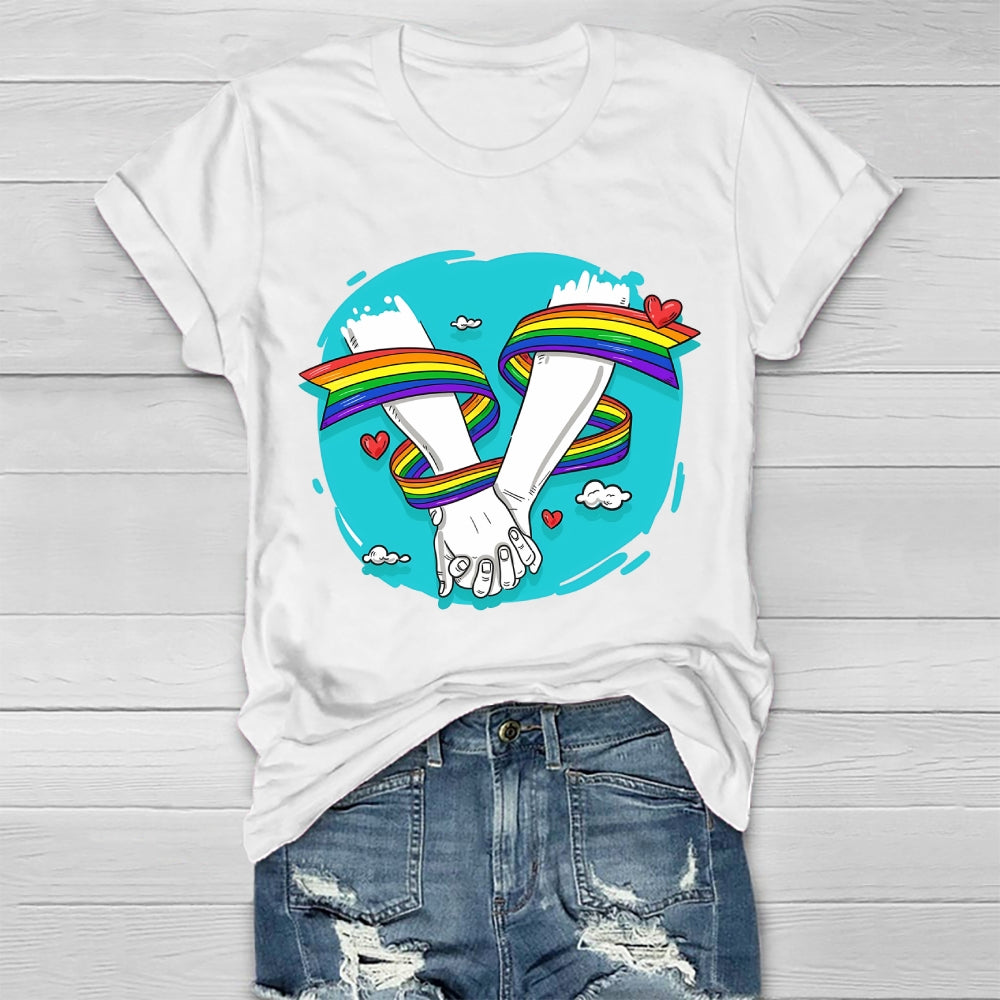 Pride Month Hand In Hand Healthwear T-shirt