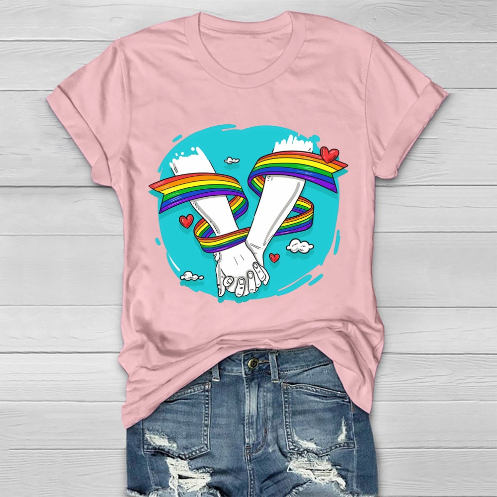 Pride Month Hand In Hand Healthwear T-shirt