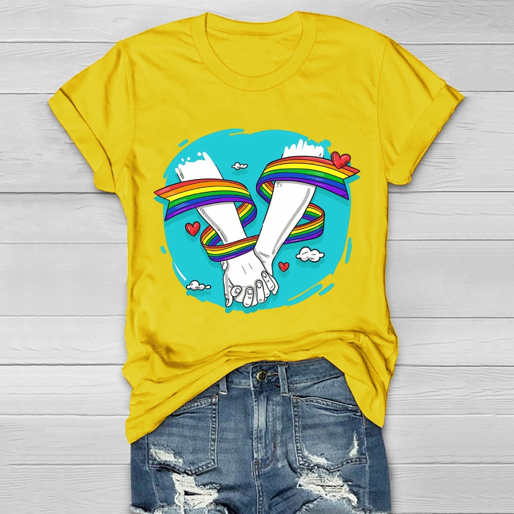 Pride Month Hand In Hand Healthwear T-shirt
