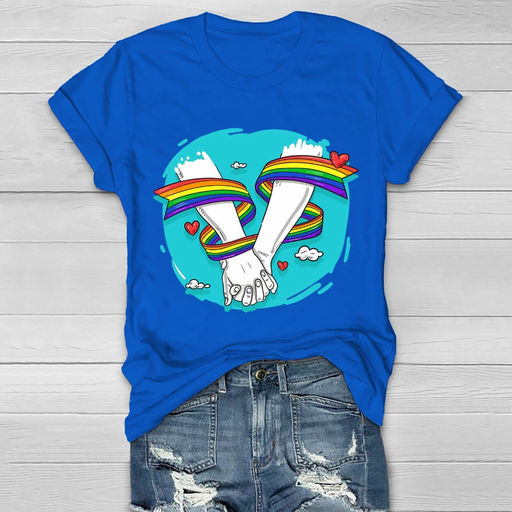 Pride Month Hand In Hand Healthwear T-shirt