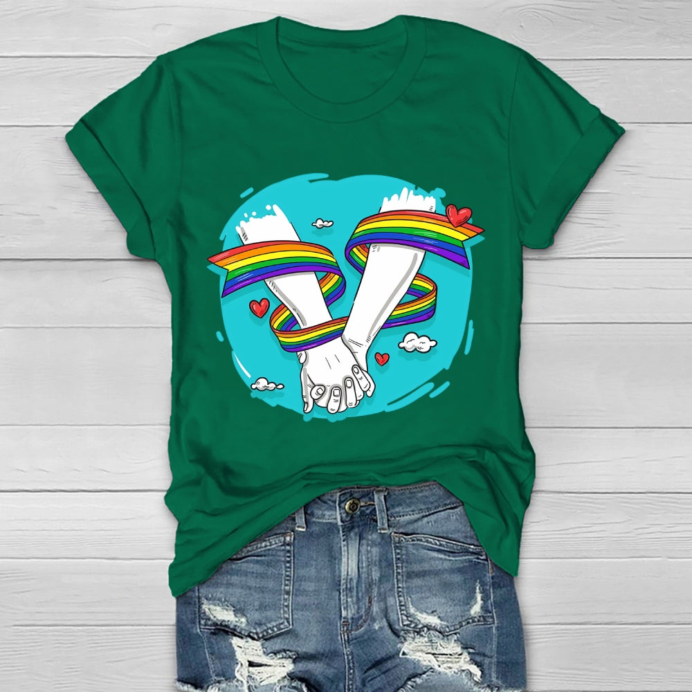 Pride Month Hand In Hand Healthwear T-shirt