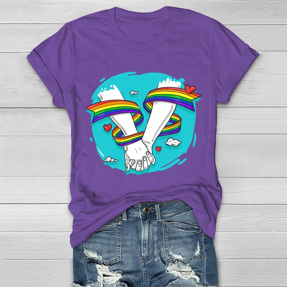 Pride Month Hand In Hand Healthwear T-shirt