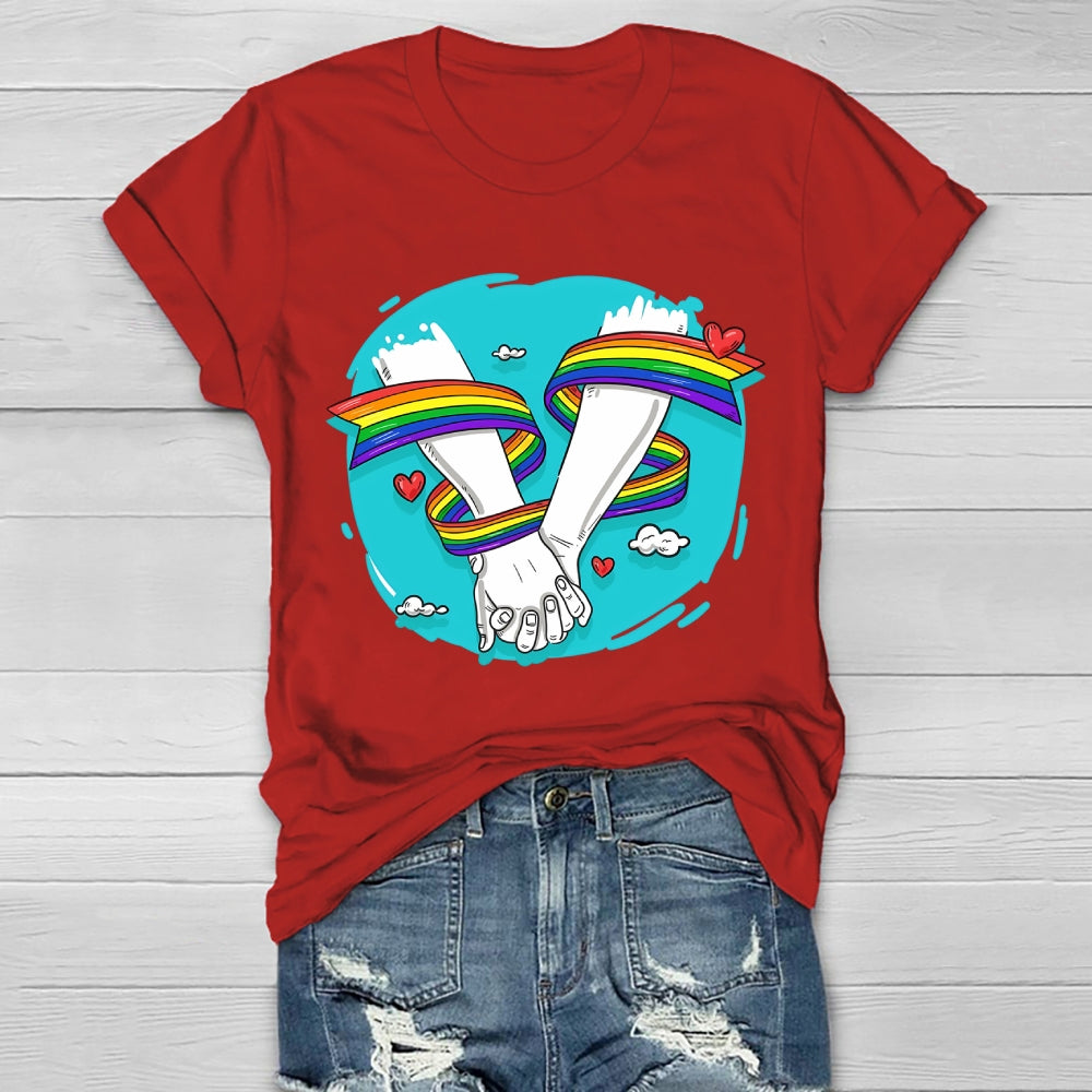 Pride Month Hand In Hand Healthwear T-shirt