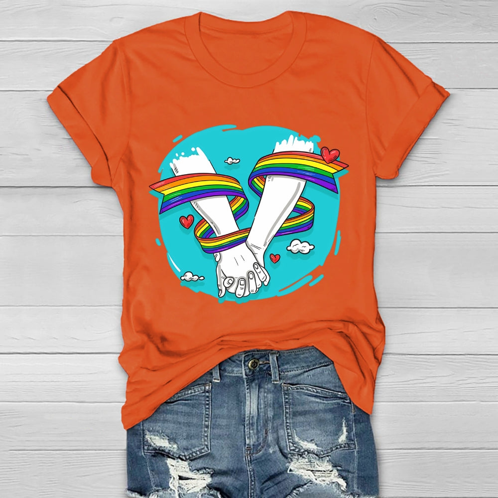 Pride Month Hand In Hand Healthwear T-shirt