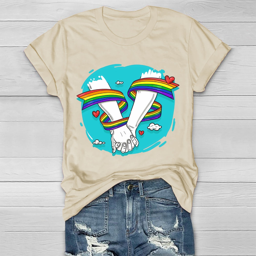 Pride Month Hand In Hand Healthwear T-shirt