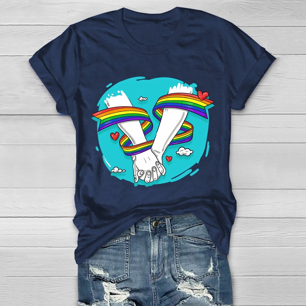 Pride Month Hand In Hand Healthwear T-shirt