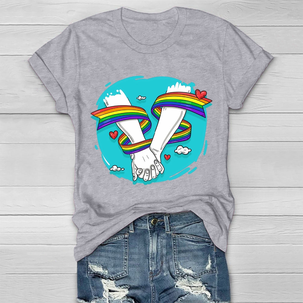 Pride Month Hand In Hand Healthwear T-shirt