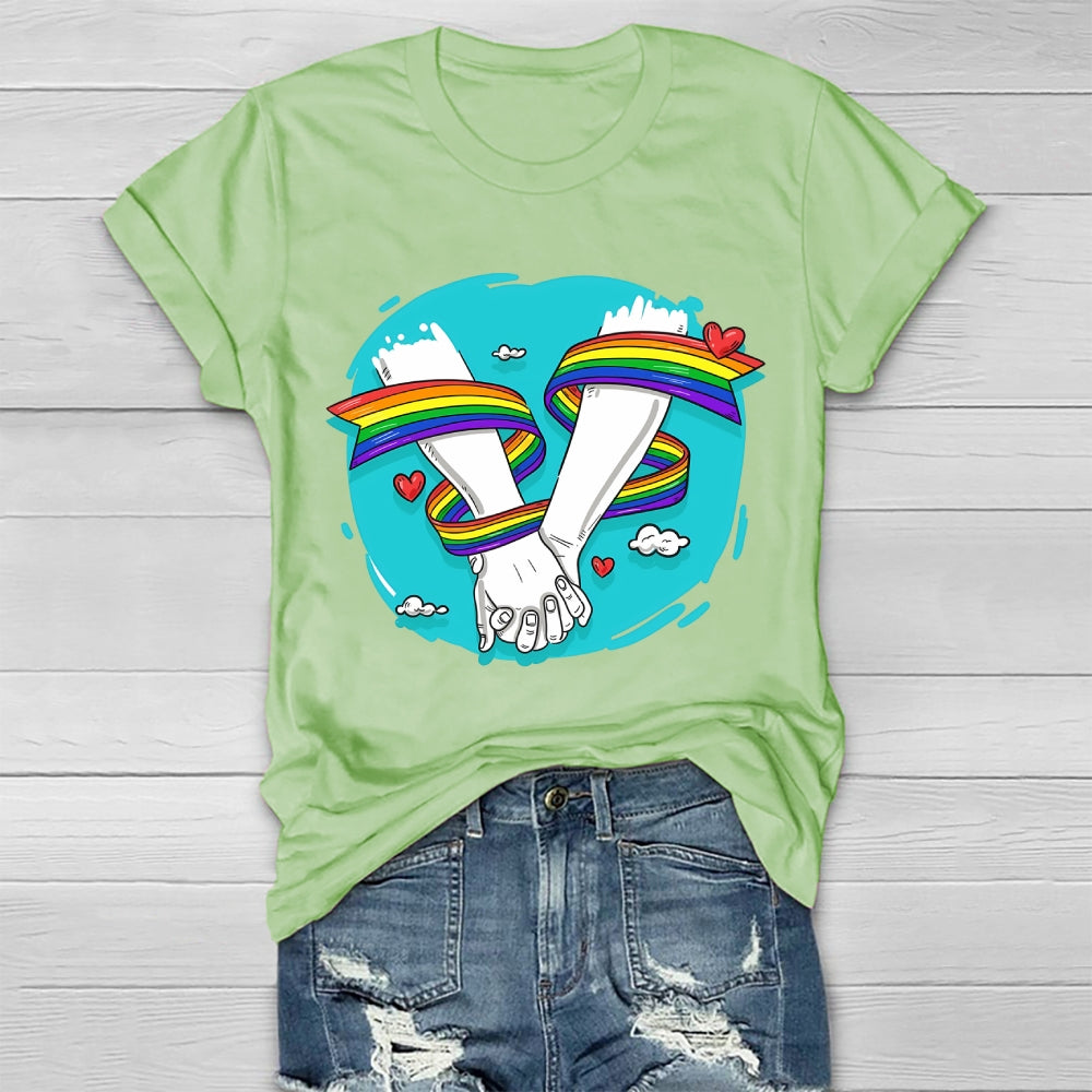 Pride Month Hand In Hand Healthwear T-shirt