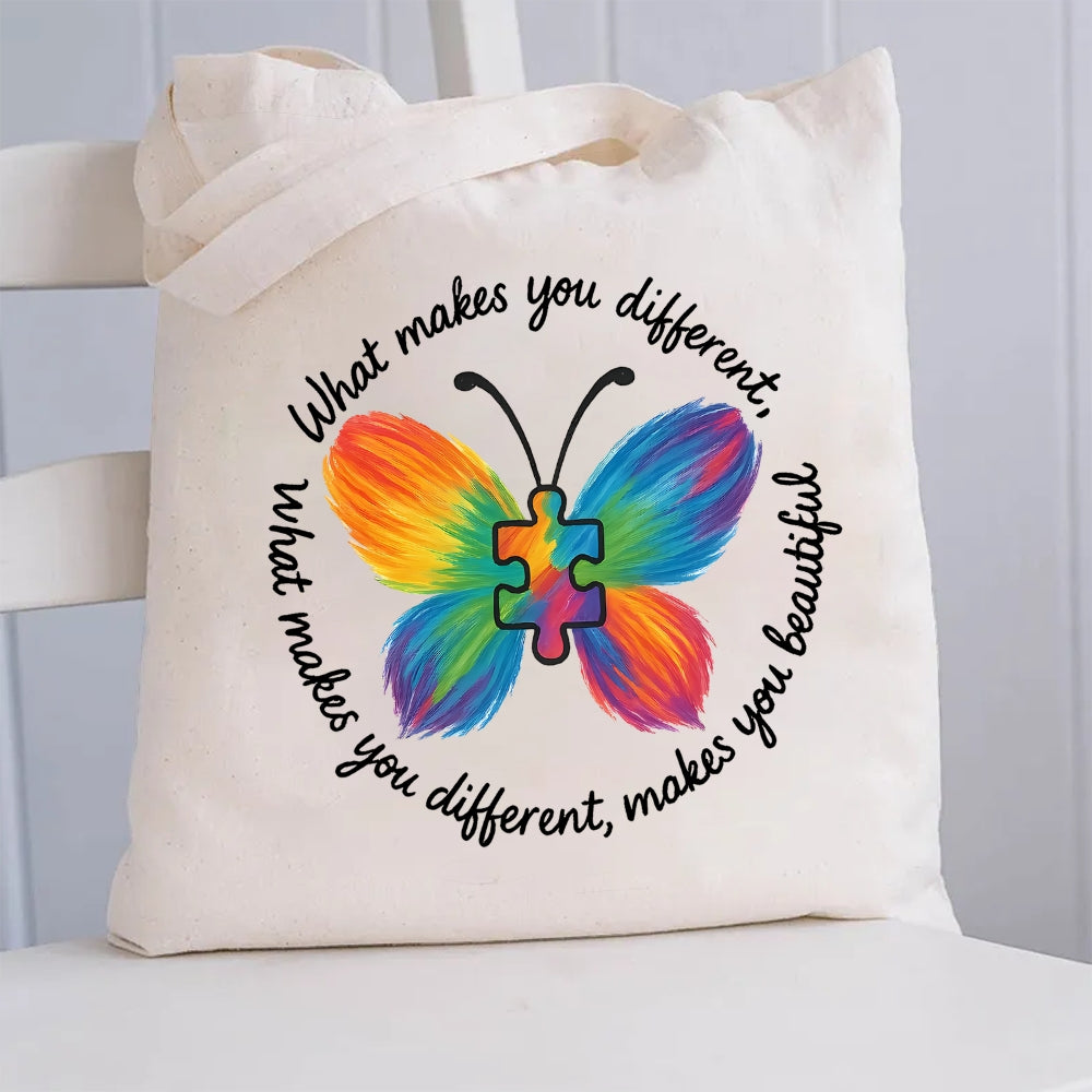 What Makes You Different Canvas Tote Bag