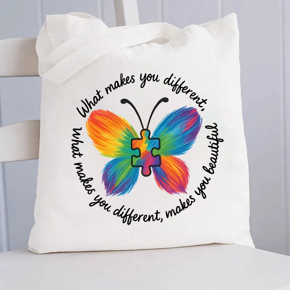 What Makes You Different Canvas Tote Bag