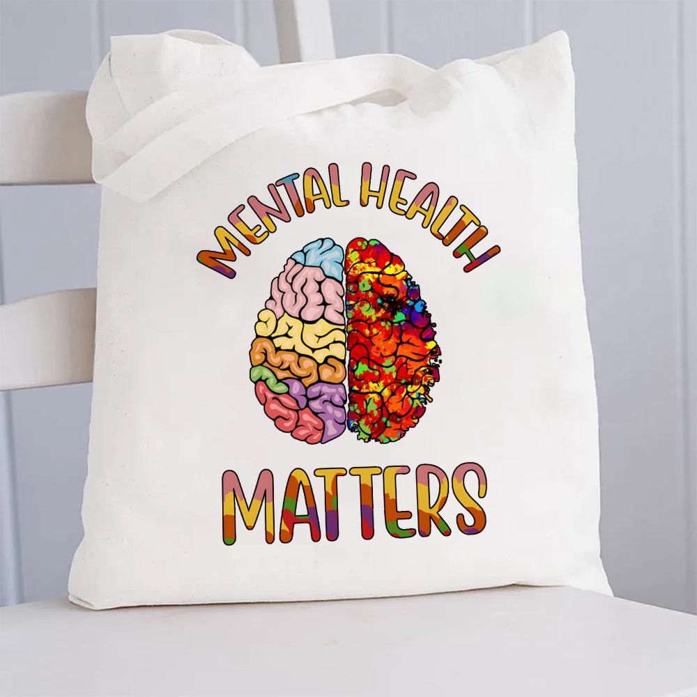Mental Health Matters Canvas Tote Bag