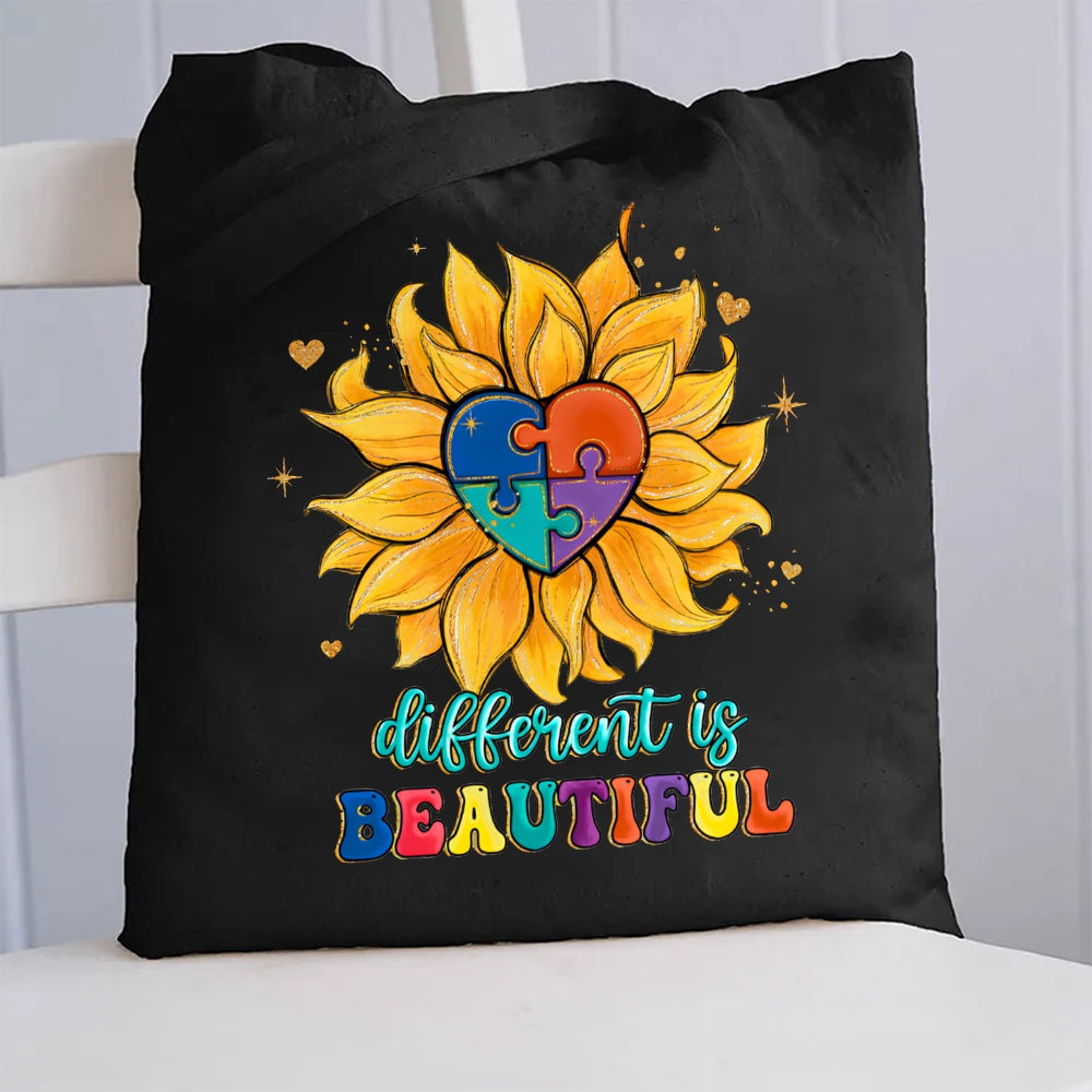 Different Is Beautiful Canvas Tote Bag