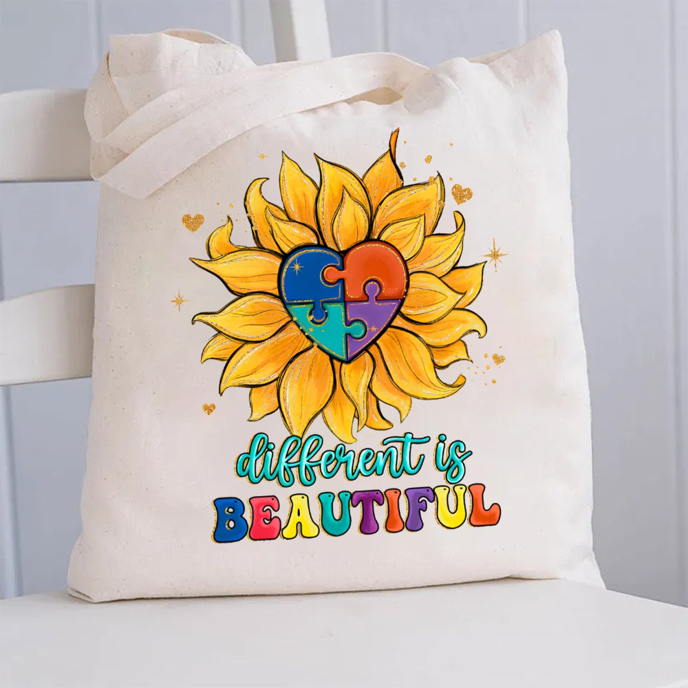 Different Is Beautiful Canvas Tote Bag