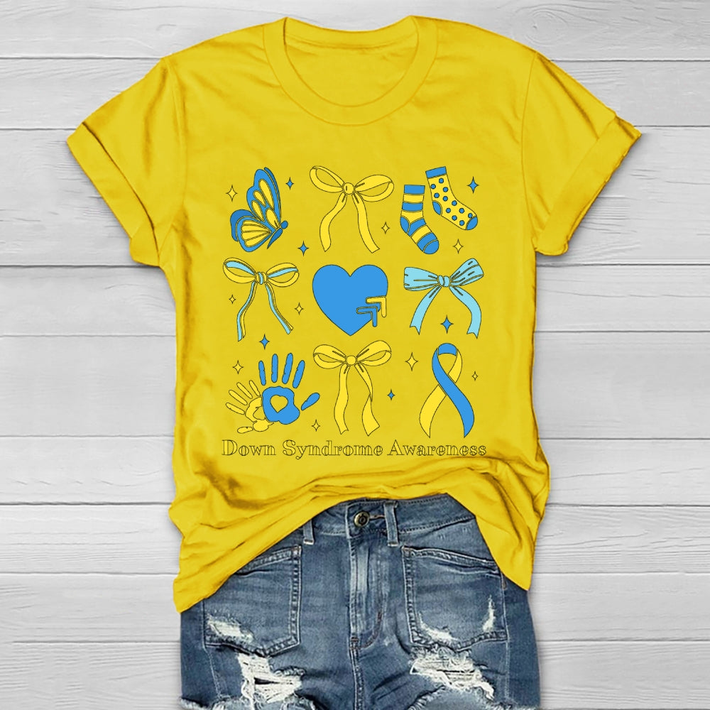Down Syndrome Awareness Day Socks Healthwear T-shirt