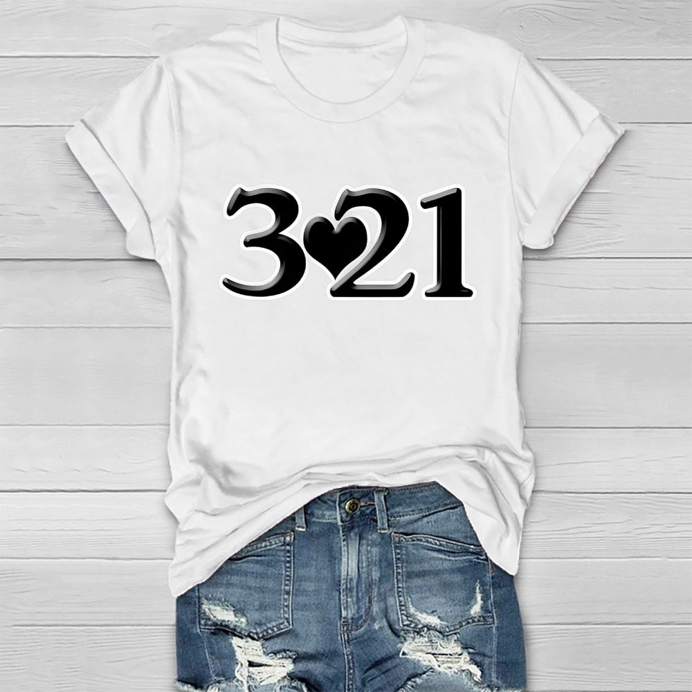 321 World Down Syndrome Day Healthwear T-shirt