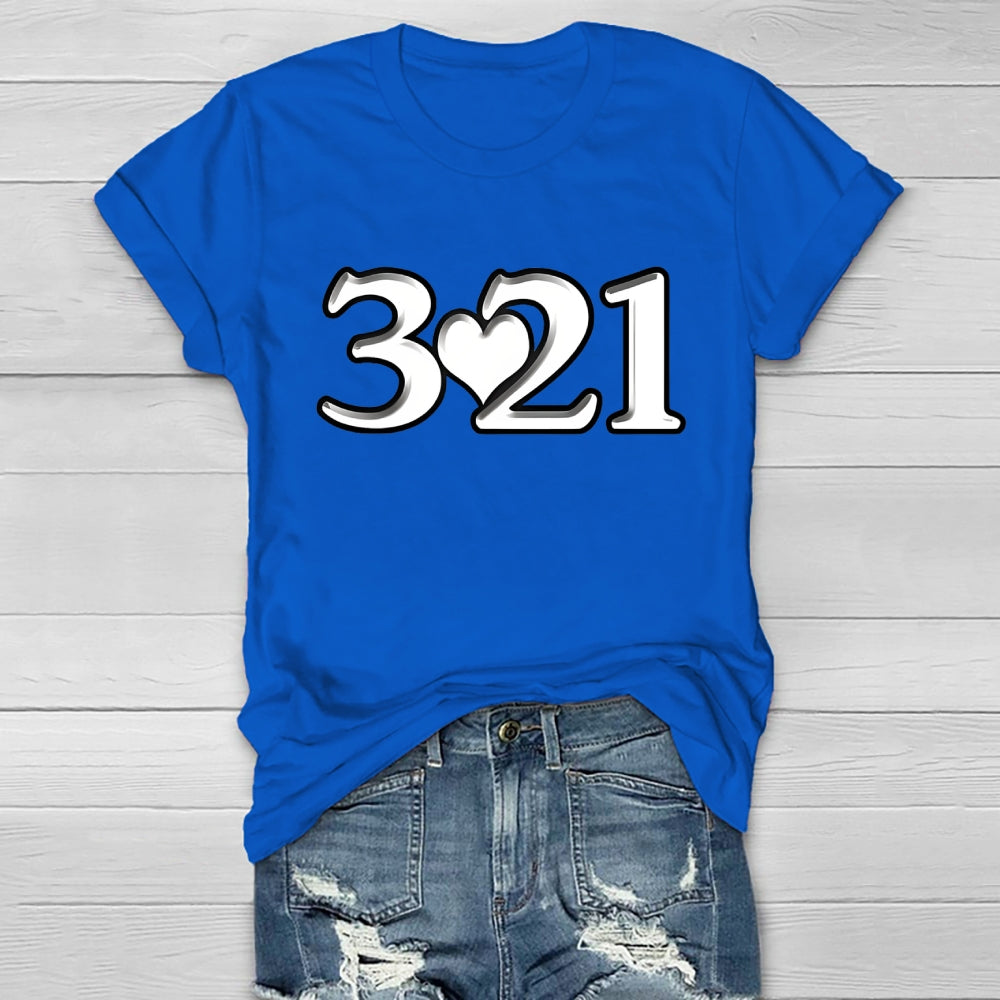 321 World Down Syndrome Day Healthwear T-shirt