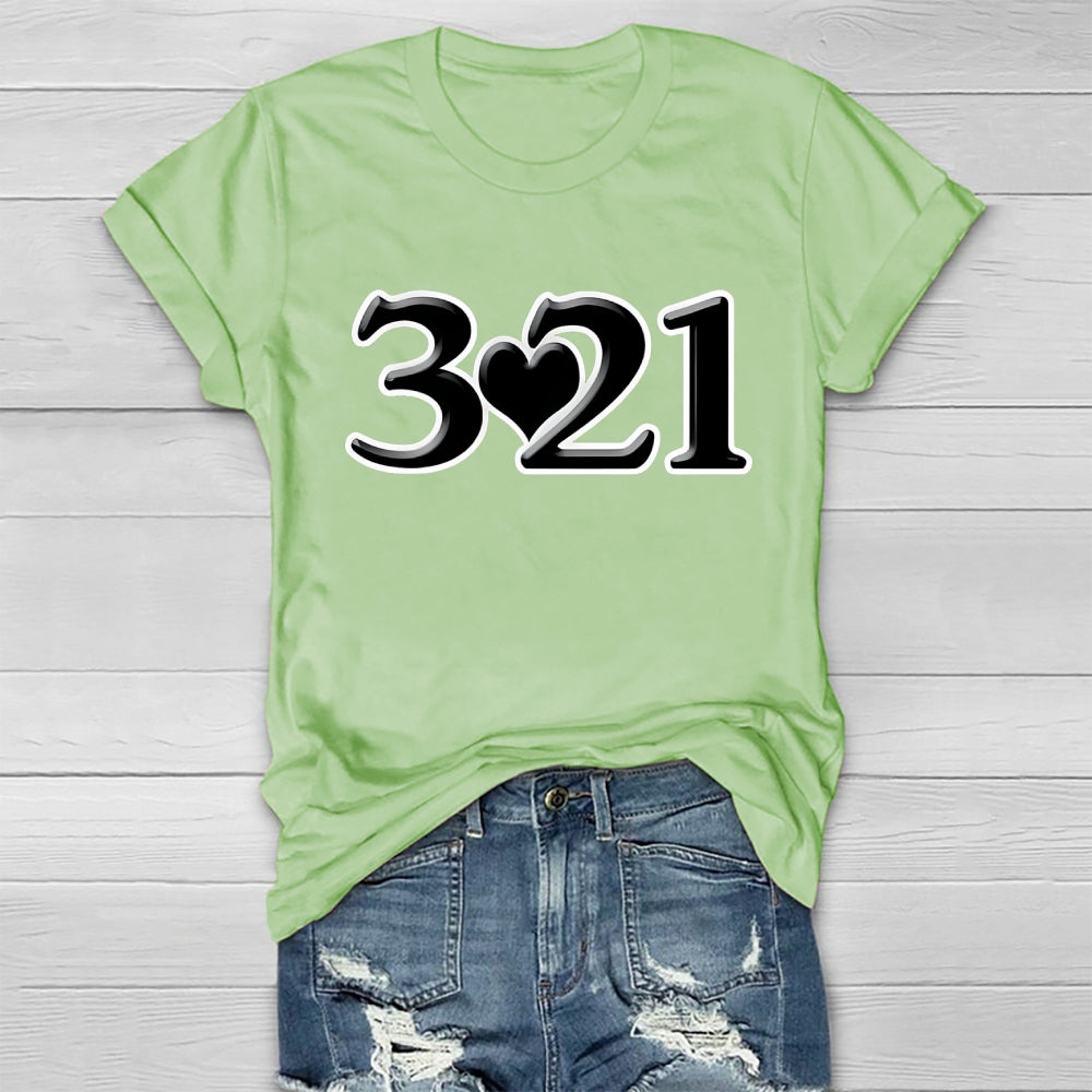 321 World Down Syndrome Day Healthwear T-shirt