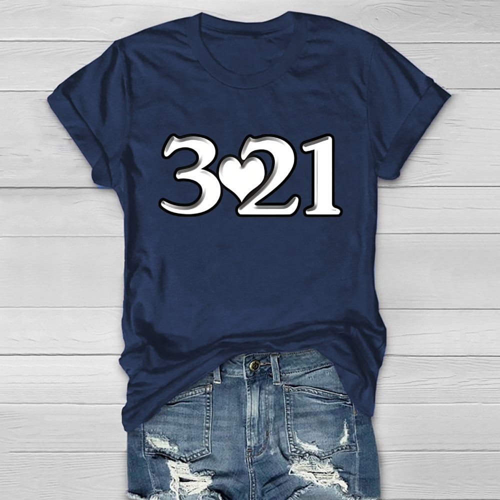 321 World Down Syndrome Day Healthwear T-shirt