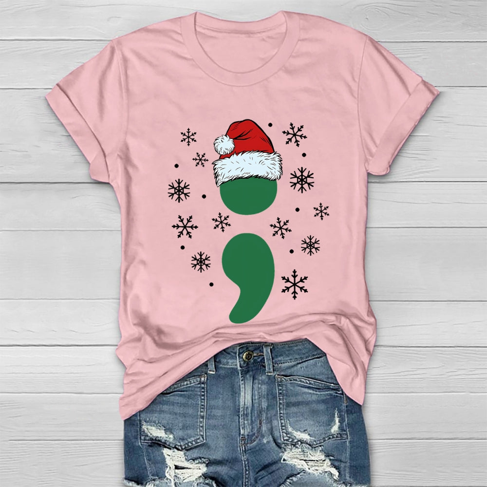 Mental Health Christmas Healthwear T-shirt