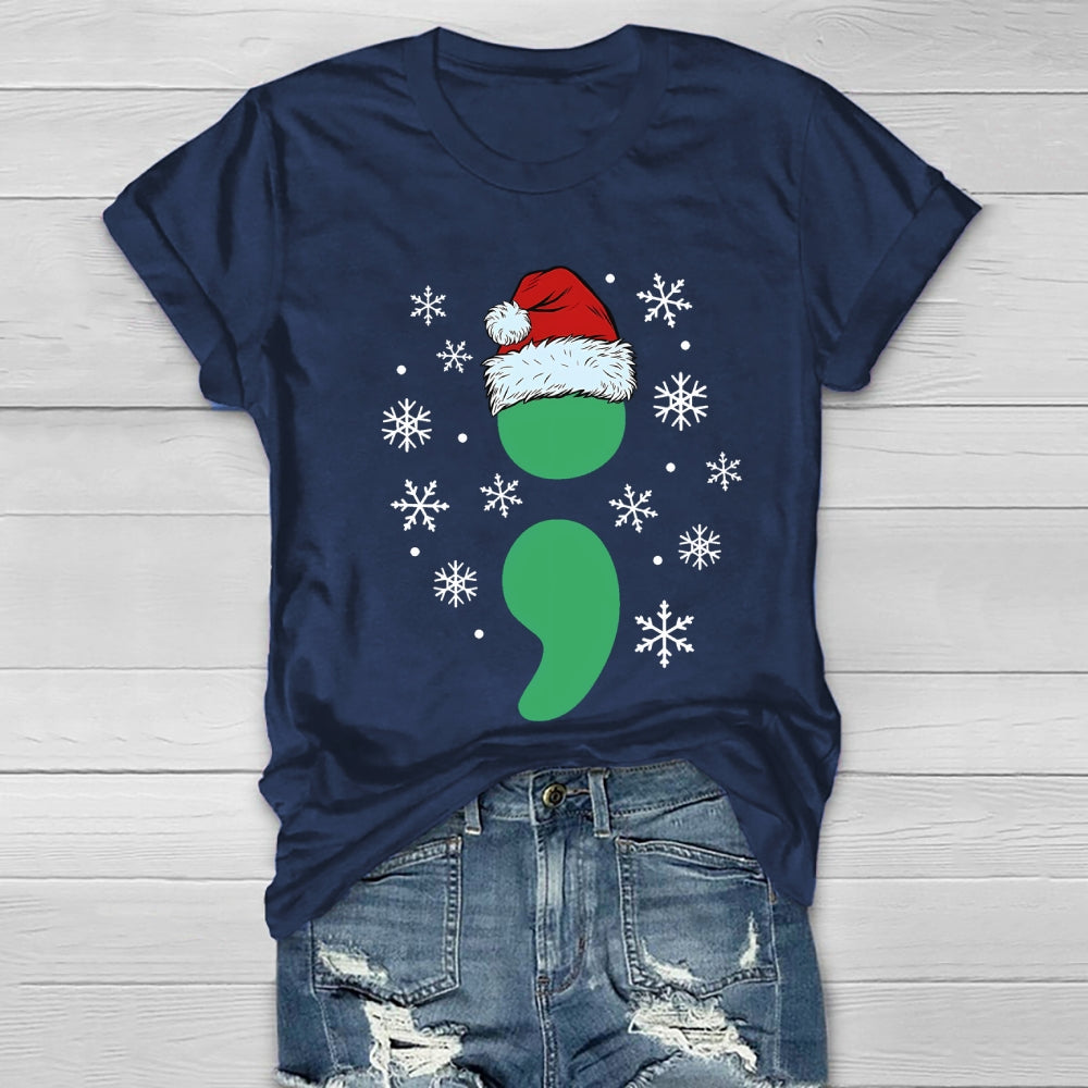 Mental Health Christmas Healthwear T-shirt