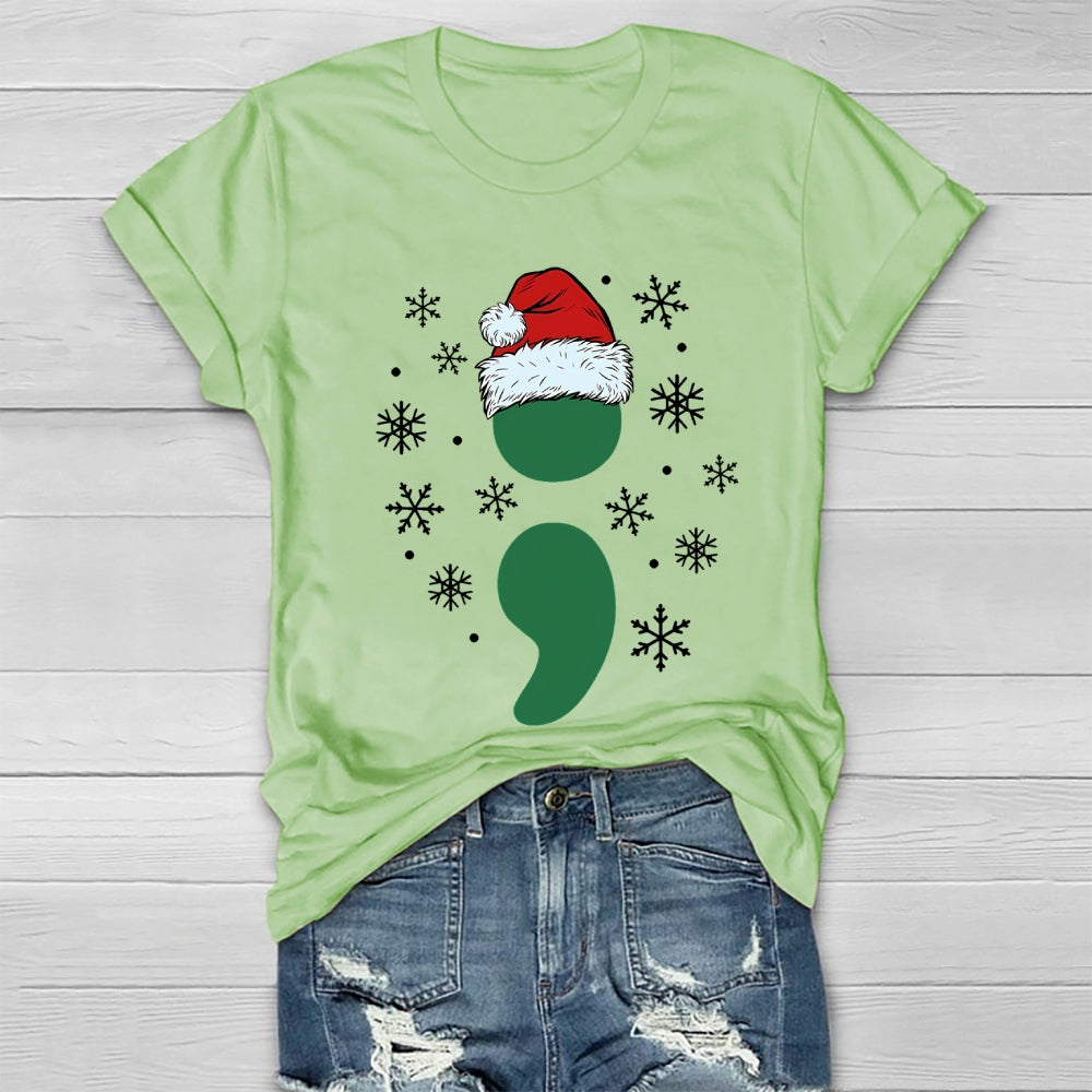 Mental Health Christmas Healthwear T-shirt
