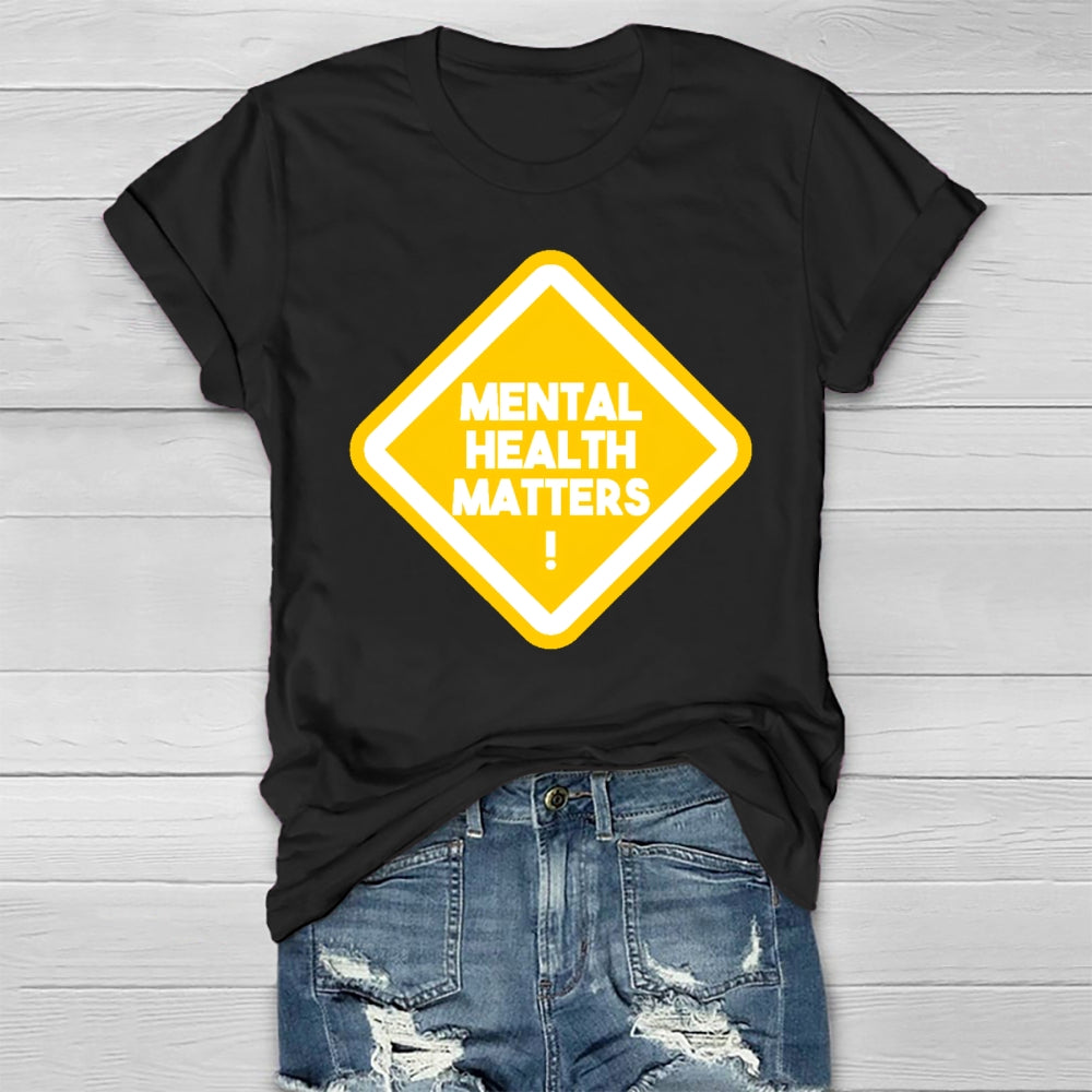 Mental Health Matters Letters Healthwear T-shirt