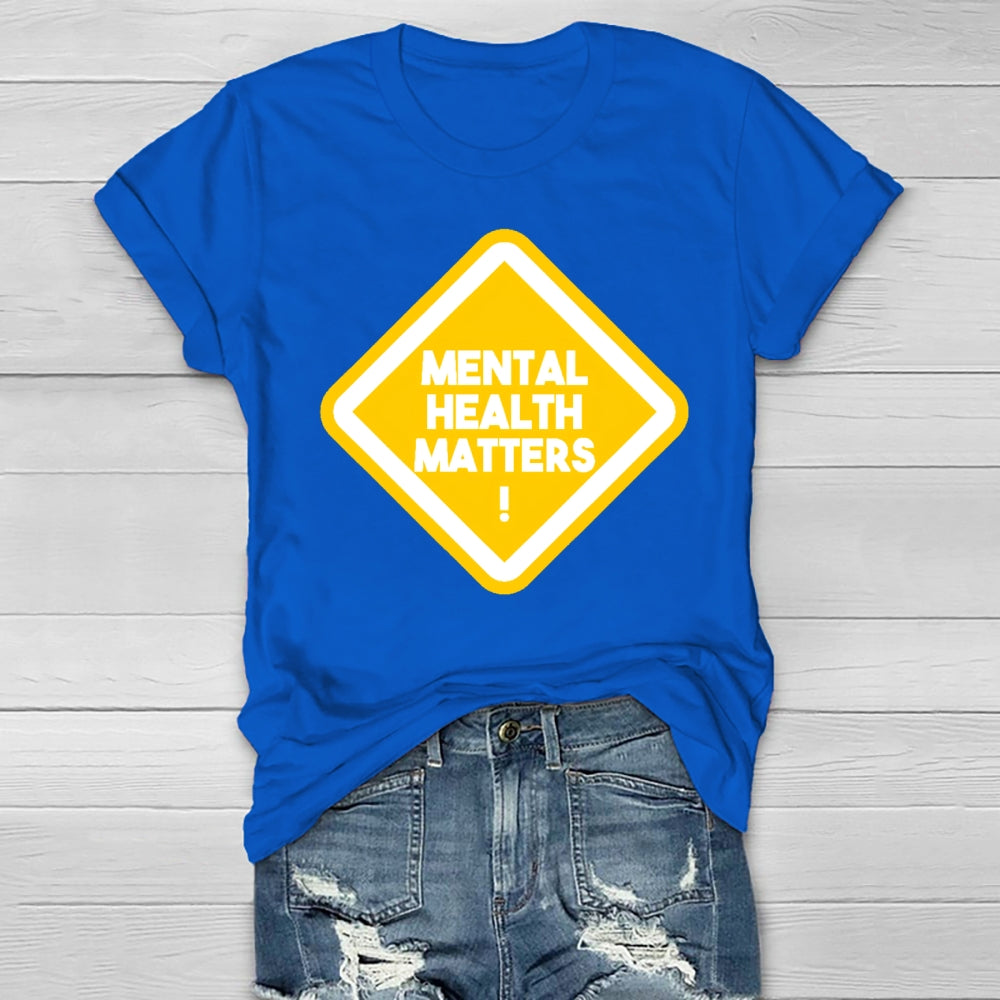 Mental Health Matters Letters Healthwear T-shirt