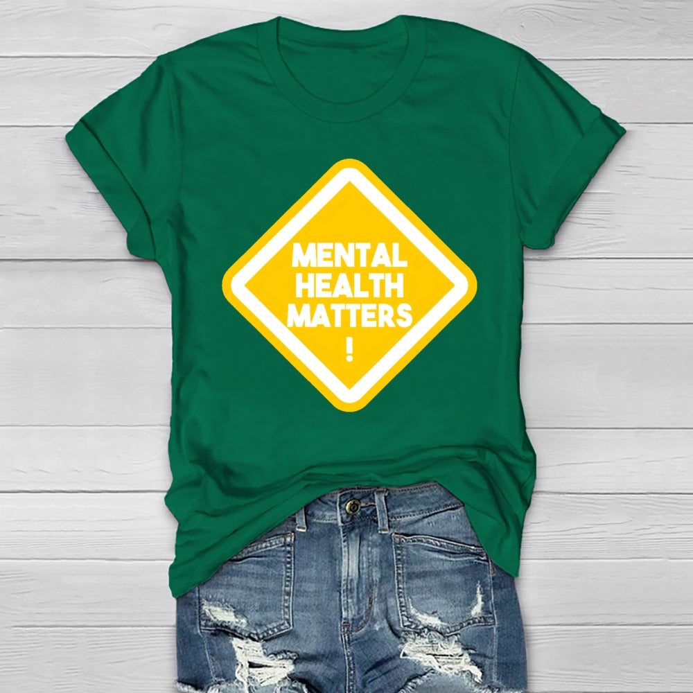 Mental Health Matters Letters Healthwear T-shirt