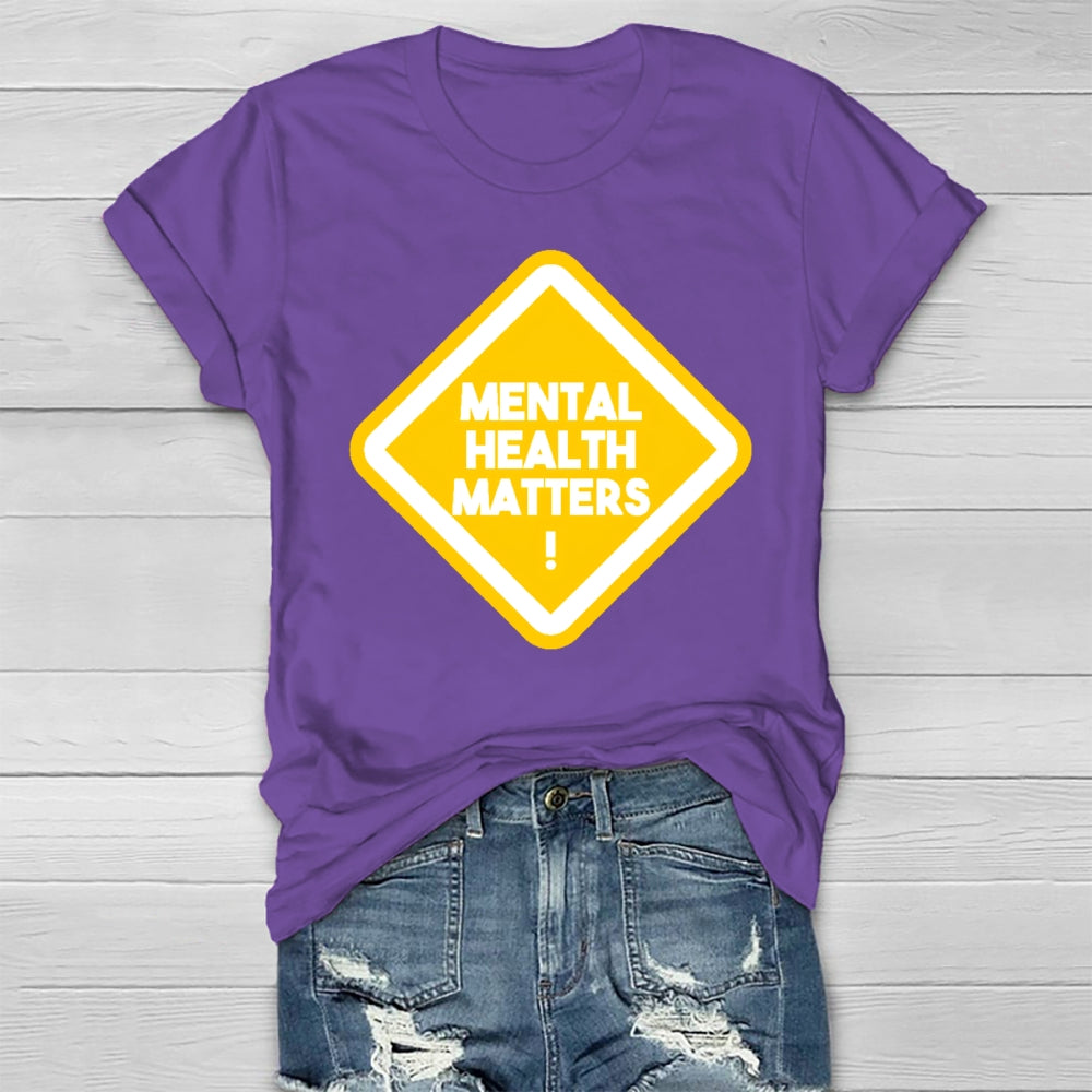 Mental Health Matters Letters Healthwear T-shirt