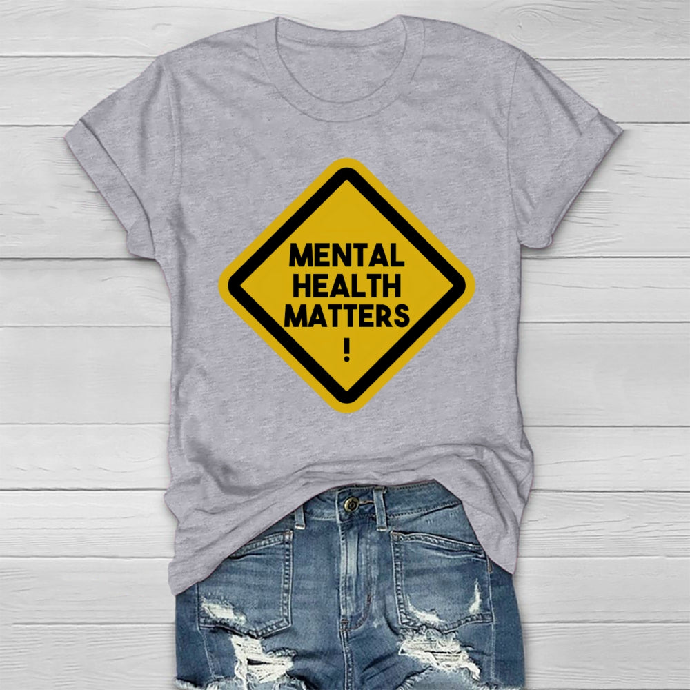 Mental Health Matters Letters Healthwear T-shirt