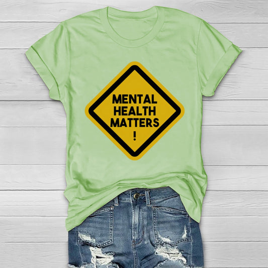Mental Health Matters Letters Healthwear T-shirt