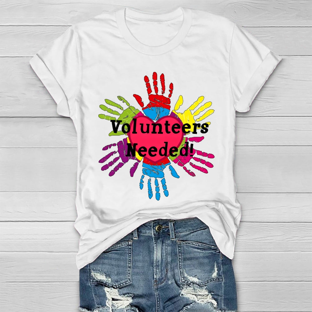 Volunteers Needed  Healthwear T-shirt