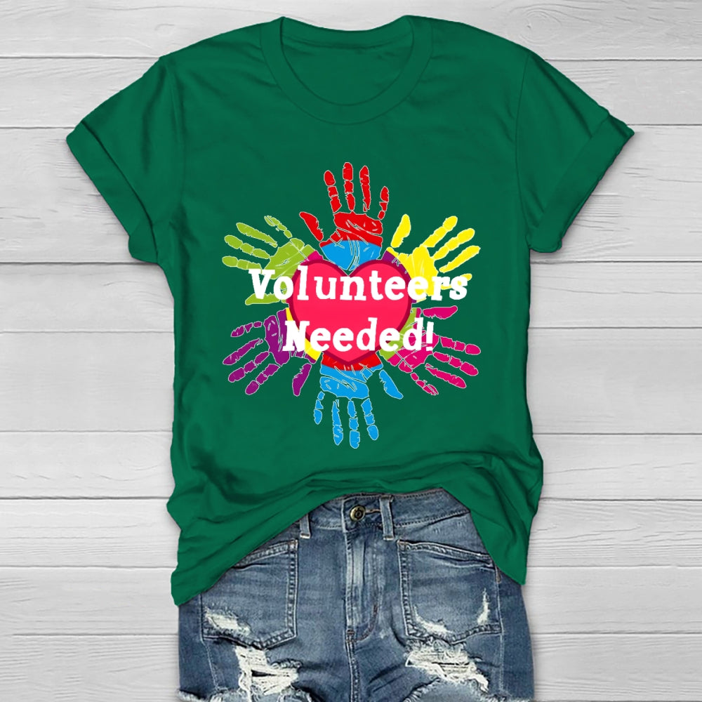 Volunteers Needed  Healthwear T-shirt