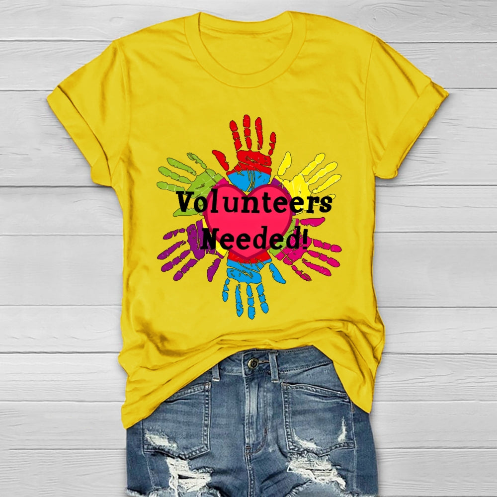 Volunteers Needed  Healthwear T-shirt