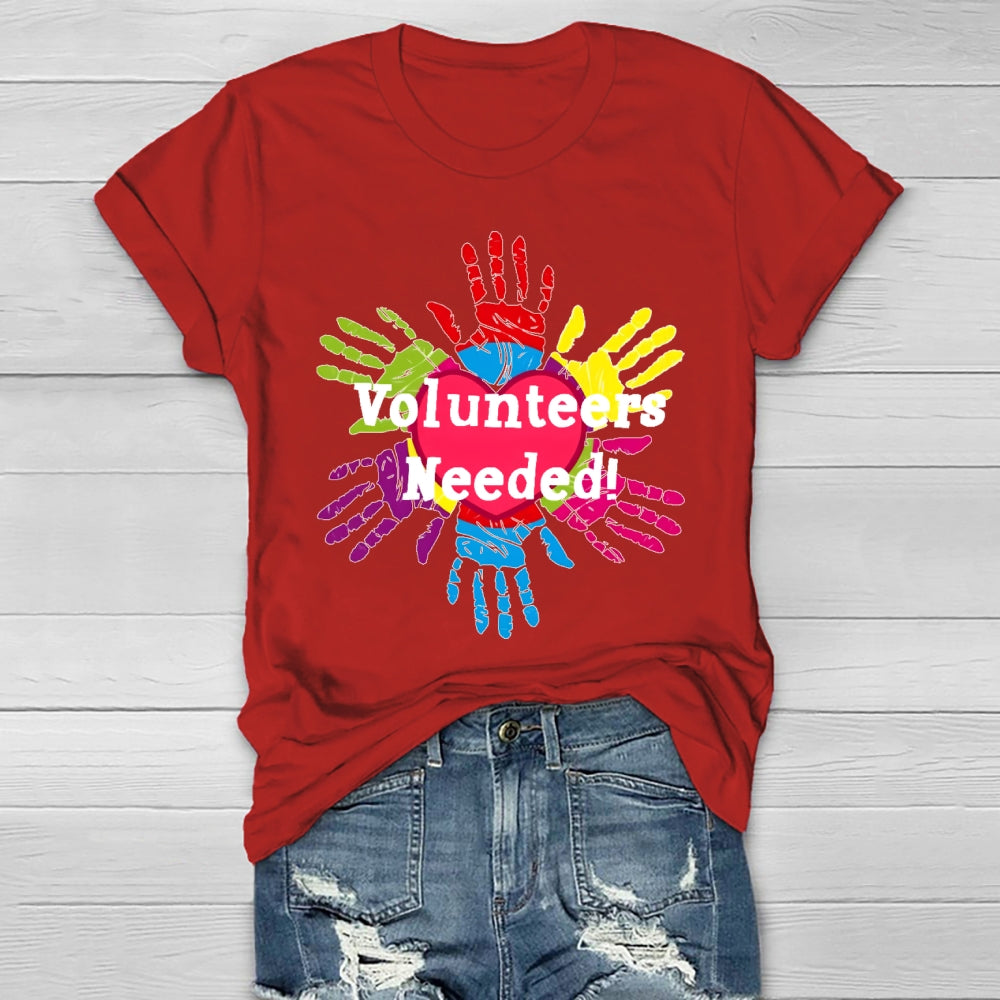 Volunteers Needed  Healthwear T-shirt
