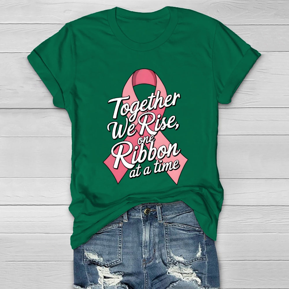 Together We Rise One Ribbon At A Time Healthwear T-shirt
