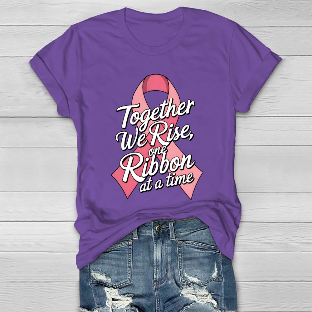 Together We Rise One Ribbon At A Time Healthwear T-shirt