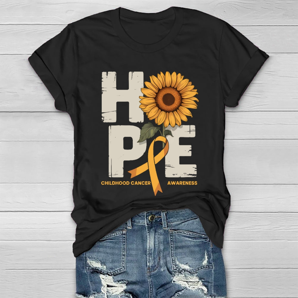 Hope Childhood Cancer Healthwear T-shirt